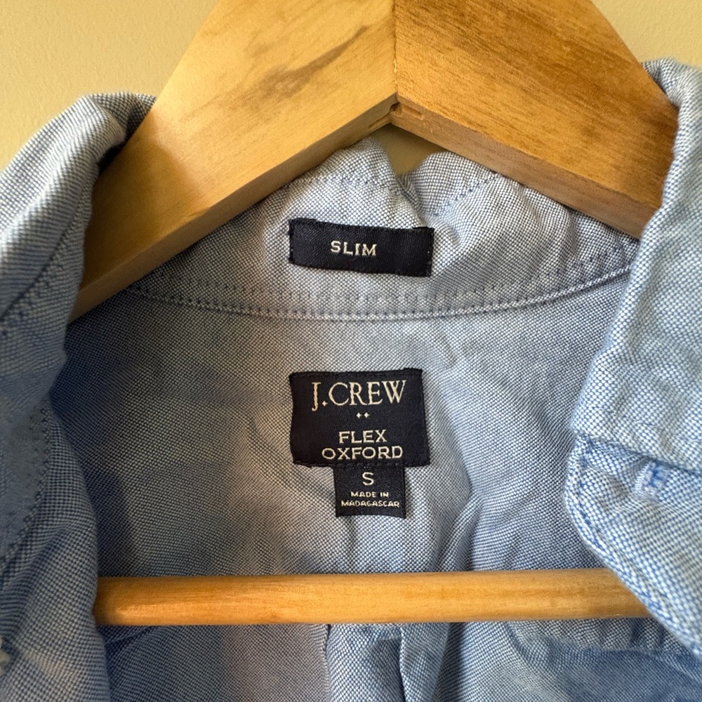 J.Crew Light Blue Flex Oxford Shirt